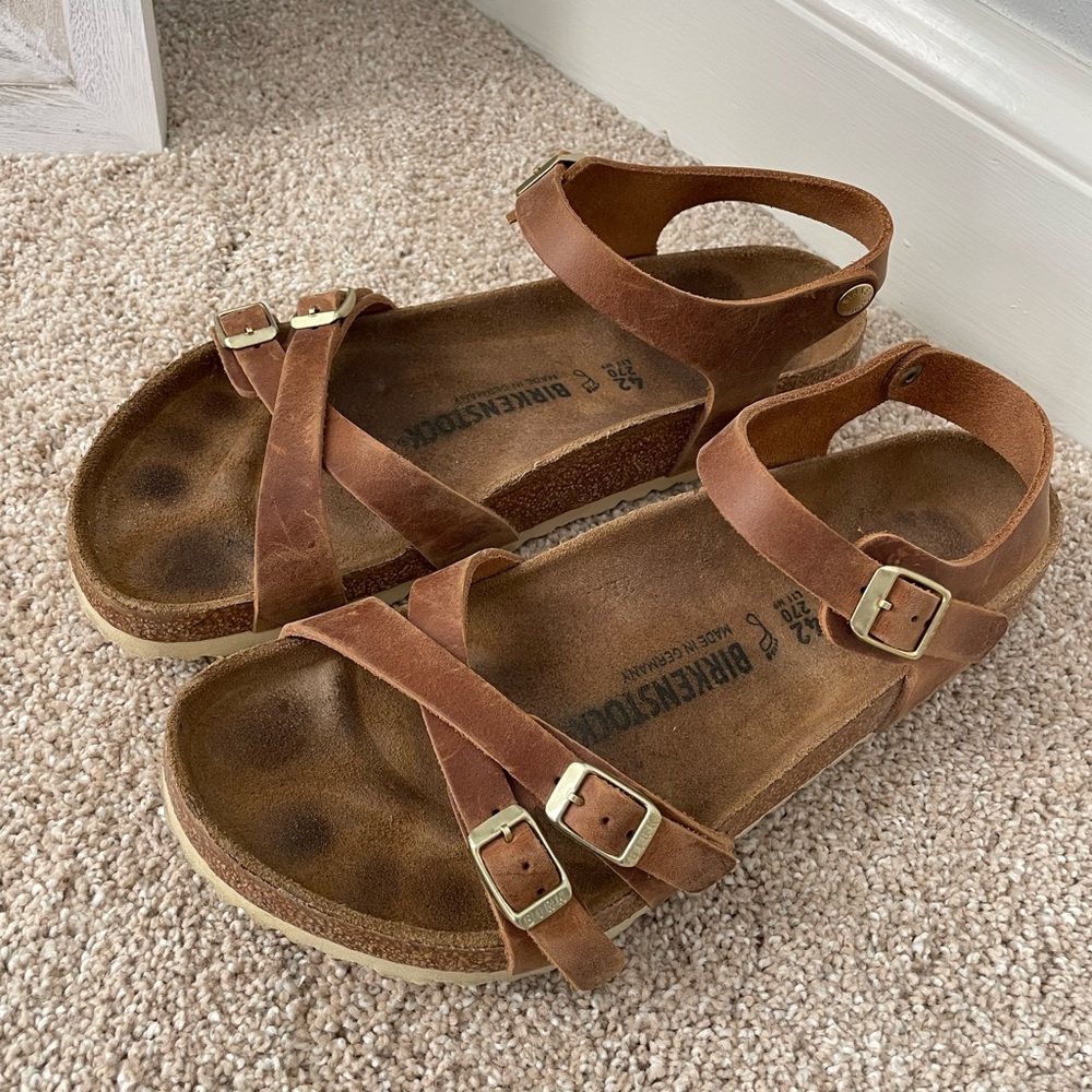 Birkenstock Brown Leather Sandals